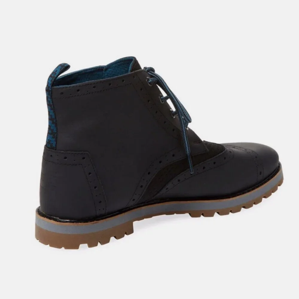 Toms Leather Textile Ankle Boot